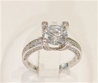 Salzano - Via Montegrappa, 28 - Anello Vidali Gioielli Donna in Argento Zircone ANAR-25-34 - ANAR-25-34